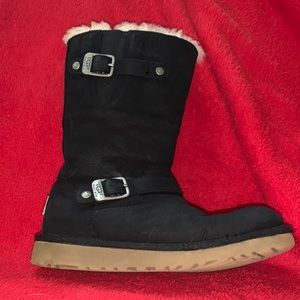KIDS UGG MOTO BOOTS
